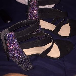 Glitter heels